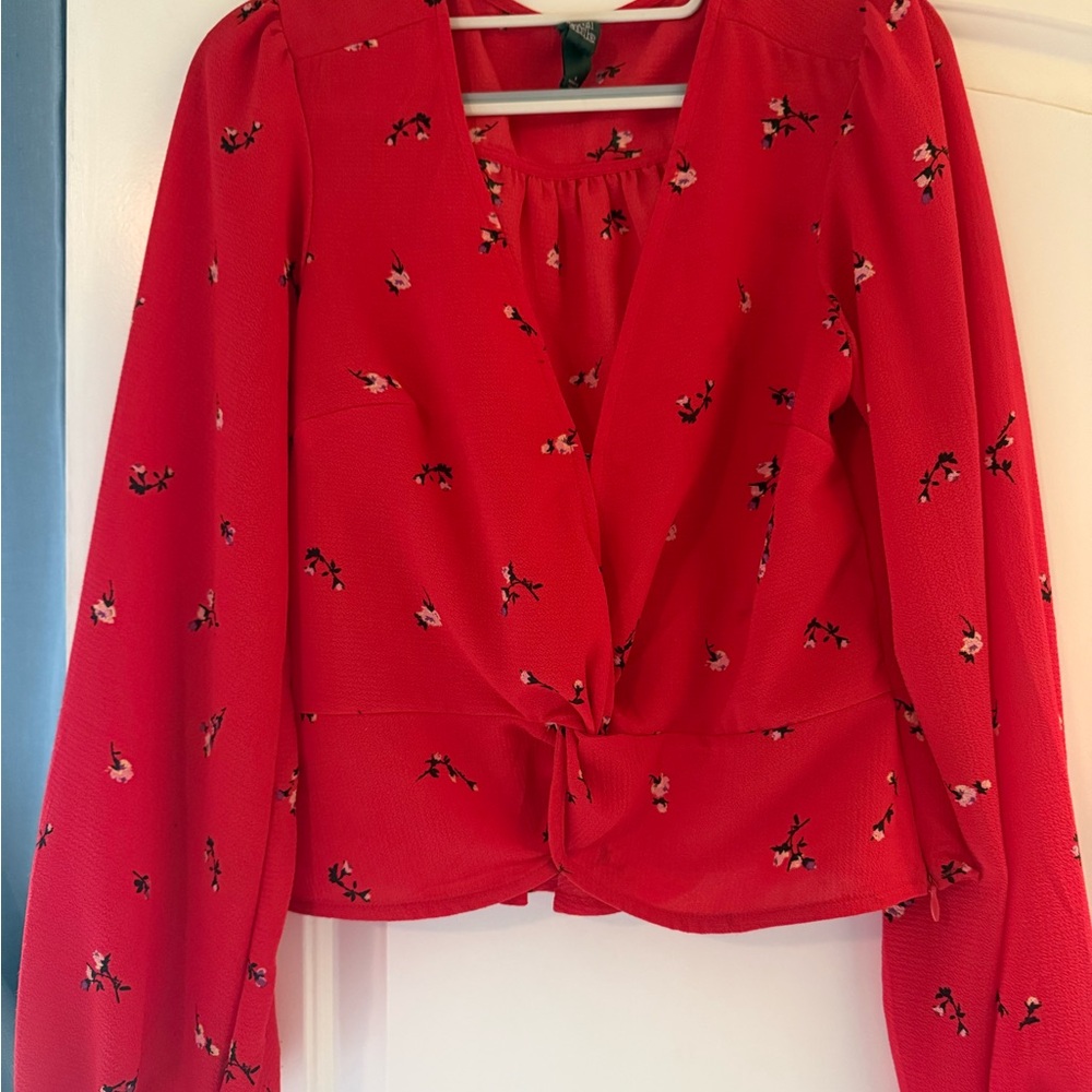 Wild Fable Red Women's Top